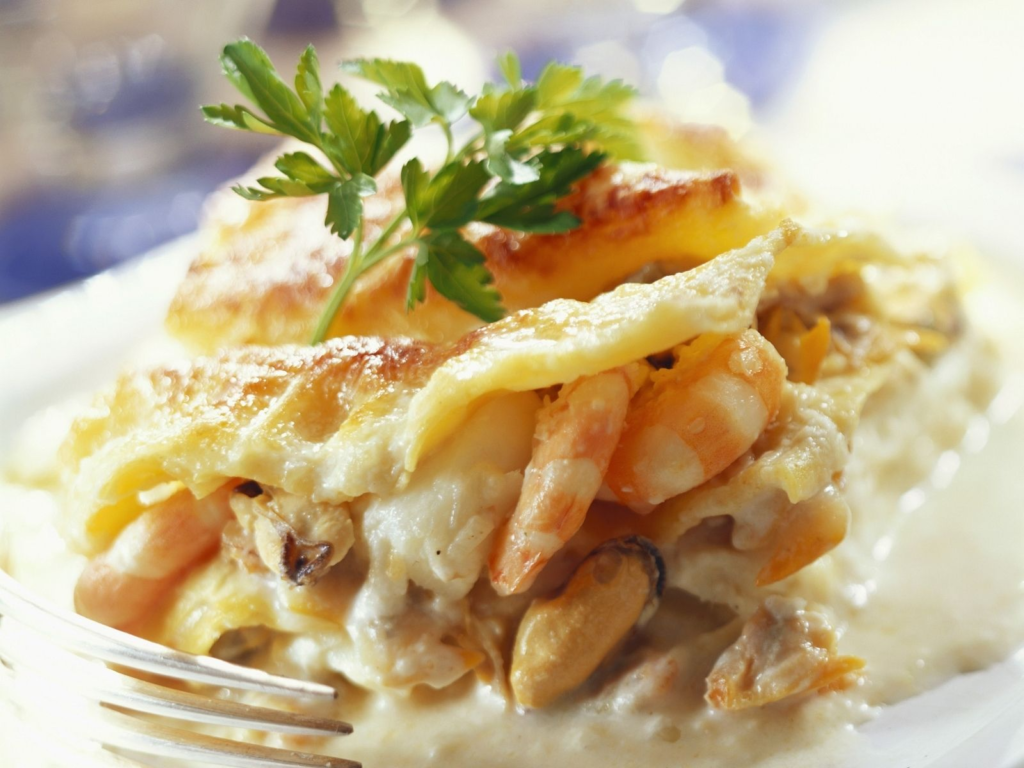 Deniz Ürünlü Lazanya